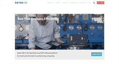 Desktop Screenshot of cetecerp.com