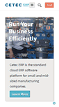 Mobile Screenshot of cetecerp.com